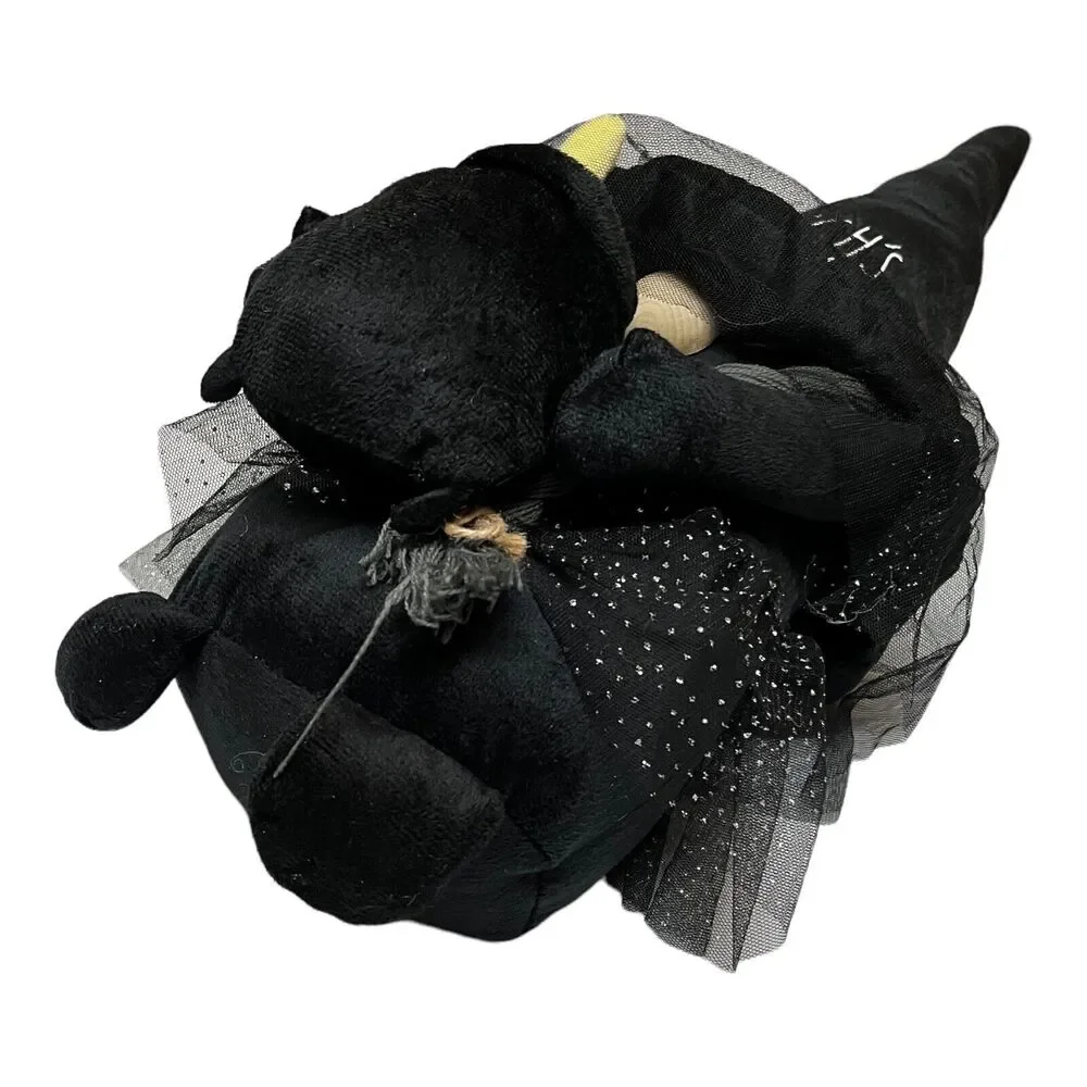 Rae Dunn Greeter WITCH'S BREW Plush HALLOWEEN Décor‎ RARE Potion Skull Hat Trick